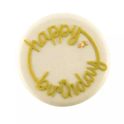 Moule Silicone Décor Rond Anniversaire Ø 18 x H 0,2 cm - Silikomart Professional
