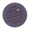 Moule Silicone Décor Rond Maman Ø 18 x H 0,2 cm - Silikomart Professional