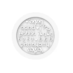 Moule Silicone Décor Rond Papa Ø 18 x H 0,2 cm - Silikomart Professional