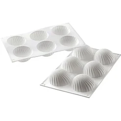 Moule silicone demi-sphères Parfum x6 - Silikomart