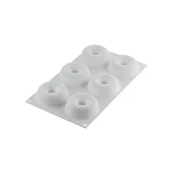 Moule silicone Donuts Gourmand x6 - Silikomart Professional