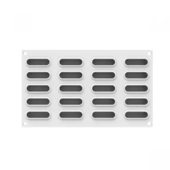 Moule Silicone Eclair XS 5,5 x 1,7 x H 1,7 cm (x20) - Silikomart