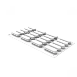 Moule Silicone Eclair XS 5,5 x 1,7 x H 1,7 cm (x20) - Silikomart
