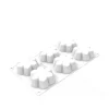 Moule Silicone 6 Fleurs Hana Ø 7,2 x H 3 cm - Silikomart