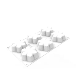 Moule Silicone 6 Fleurs Hana Ø 7,2 x H 3 cm - Silikomart