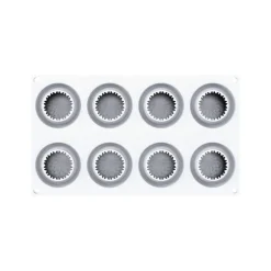 Moule Silicone 8 Fleurs Kiku Ø 5,8 x H 3,7 cm - Silikomart