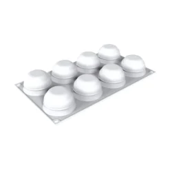 Moule Silicone 8 Fleurs Kiku Ø 5,8 x H 3,7 cm - Silikomart