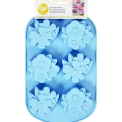 Moule silicone fleur x6 - Wilton