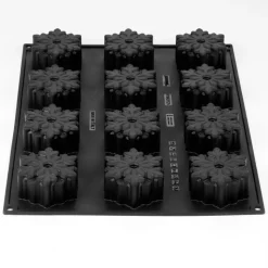 Moule Silicone Flocon de Neige 7,5 x H 3,5 cm (x12) - Pavoni
