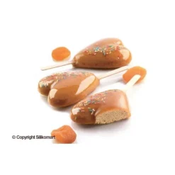 Moule silicone glace coeur - Silikomart professional