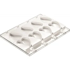 Moule silicone glace coeur - Silikomart professional