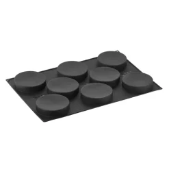 Moule Silicone Insert Rond Ø 14 cm x H 3 cm (x8) - Pavoni
