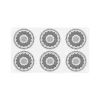 Moule Silicone Kaleido Ø 7,5 x H 2,5 cm (x6) - Silikomart