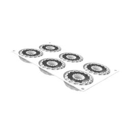 Moule Silicone Kaleido Ø 7,5 x H 2,5 cm (x6) - Silikomart