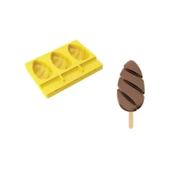 Moule Silicone Malibu 5,2 cm x H 9,5 cm (x3) - Pavoni