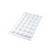 Moule silicone micro carré bombé x35 - Silikomart