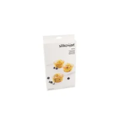 Moule silicone 6 muffins - Silikomart