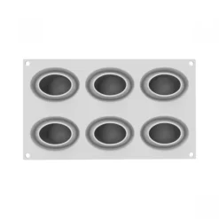 Moule Silicone Nebula GM 7,5 x 5,2 x H 4,7 cm (x6) - Silikomart