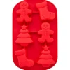 Moule silicone Noël x6 - Wilton