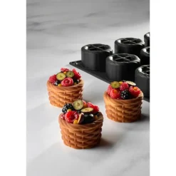 Moule Silicone Panier Ø 7,4 x H 4,5 cm (x12) – Pavoni