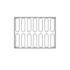 Moule Silicone Pastel 12,5 x 2,8 cm x H 2,8 cm (x14) - Pavoni