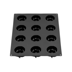 Moule Silicone Pêche Plate 7,4 x 7 x H 3,7 cm (x12) Pavoflex