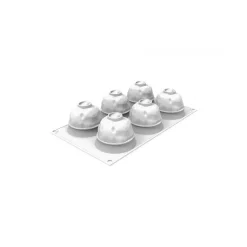 Moule silicone Planète Syrio x6 - Silikomart Professional
