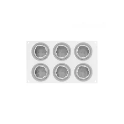 Moule silicone Planète Syrio x6 - Silikomart Professional