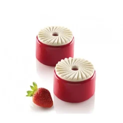 Moule silicone Plissé x6 - Silikomart Professional