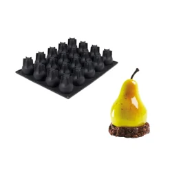 Moule Silicone Poire Ø 5,3 cm x H 7 cm (x20) - Pavoni