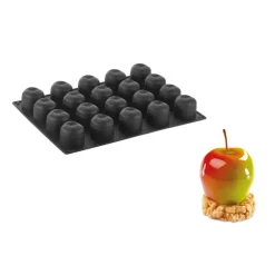 Moule Silicone Pomme Ø 5,5 cm x H 4,8 cm (x20) - Pavoni