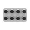 Moule silicone portion Harmony x8 - Silikomart Professional