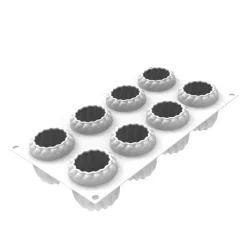 Moule silicone portion Harmony x8 - Silikomart Professional