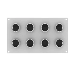 Moule silicone portion Taki x8 - Silikomart Professional