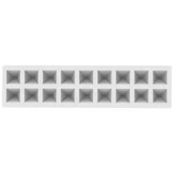 Moule Silicone 18 Pyramides 3,2 x 3,2 x H 3,2 cm - Silikomart