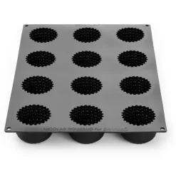 Moule Silicone Regalia Ø 7 x H 4,8 cm (x12) - Pavoni
