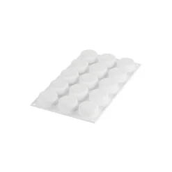 Moule silicone rond Essenziale x15 - Silikomart Professional