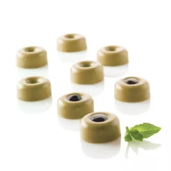 Moule Silicone 24 Savarins Ovales 4,4 x 3,2 cm - Silikomart