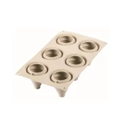 Moule silicone Soffice Incanto x6 - Silikomart