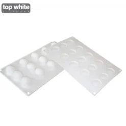 Moule silicone sphère Truffes x15- Ø 3,2 cm - Silikomart