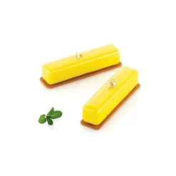 Moule silicone Stripe Eclair x8 - Silikomart