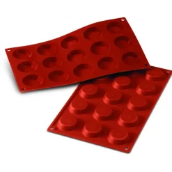 Moule silicone tartelettes 4,5cm x15 - Silikomart