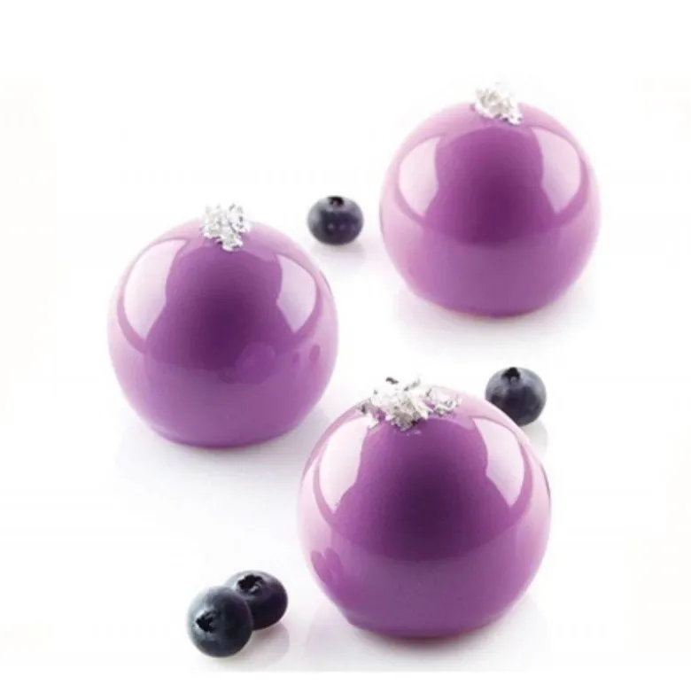 Moule sphère Truffes x8 - Ø 5,2 cm - Silikomart