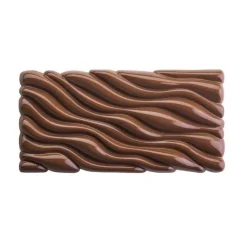 Moule Tablette Chocolat Fluid Vallée 15,4 x 7,7 x H 1,1 cm (x3) - Pavoni