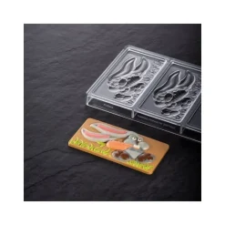 Moule tablette chocolat lapin de Pâques - Pavoni Italia