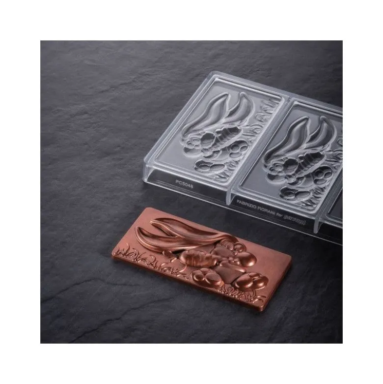 Moule tablette chocolat lapin de Pâques - Pavoni Italia
