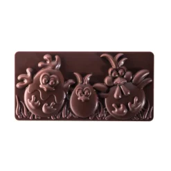 Moule tablette chocolat poules de Pâques x3 - Pavoni Italia