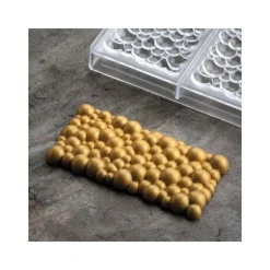Moule Tablette Chocolat Pétillant 15 x 7,7 cm x H 1,2 cm (x3) - Pavoni