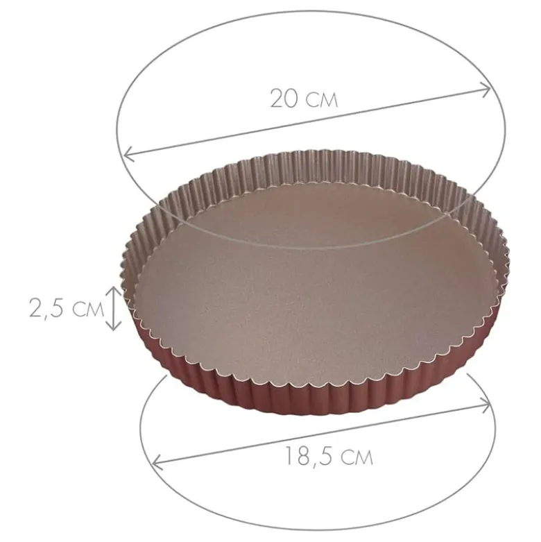 Moule à tarte cannelé 20 cm – Gobel