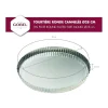 Moule à tarte cannelée 28cm fer blanc – Gobel